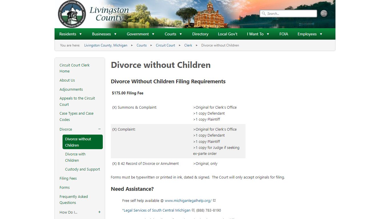 Divorce without Children - livgov.com